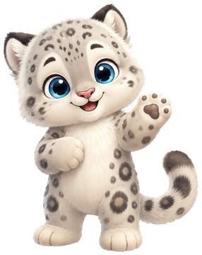 CSCA Compass snow leopard mascot